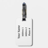 Étiquette À Bagage Étiquette de bagage de St Thomas (Dos Vertical)