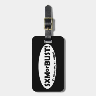 Étiquette À Bagage ÉTIQUETTE de BAGAGE de SXMorBUST - NOIR
