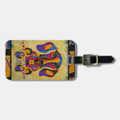 Étiquette À Bagage Étiquette de bagage de teckel (Devant horizontal)