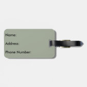 Étiquette À Bagage Étiquette de bagage de temple de Gilbert Arizona (Dos horizontal)