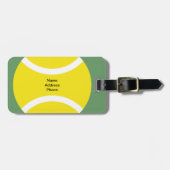 Étiquette À Bagage Étiquette de bagage de thème de tennis (Devant horizontal)