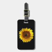 Étiquette À Bagage Étiquette de bagage de tournesol (Devant Vertical)