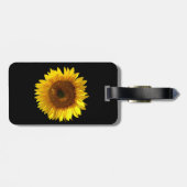 Étiquette À Bagage Étiquette de bagage de tournesol (Dos horizontal)