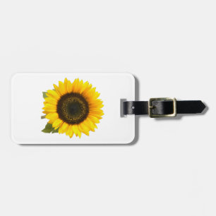 Étiquette À Bagage Étiquette de bagage de tournesol