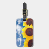 Étiquette À Bagage Étiquette de bagage de tournesols d'été (Devant Vertical)