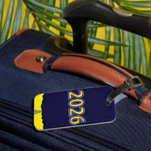 Étiquette de bagage de voyage
