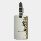 Étiquette À Bagage étiquette de bagage de voyage d'horizon de Toronto (Devant Vertical)