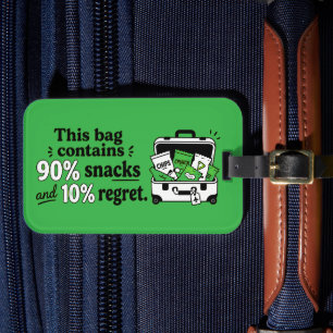 Étiquette À Bagage Étiquette de bagage de voyage humoristique pour am