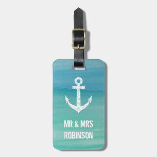 Étiquette À Bagage Étiquette de bagage de voyage monsieur et madame a