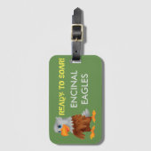Étiquette À Bagage Étiquette de bagage d'Eddie Eagle (Devant Vertical)