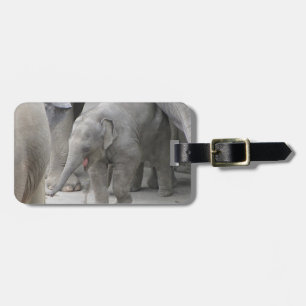 ÉTIQUETTE À BAGAGE ÉTIQUETTE DE BAGAGE D'ÉLÉPHANT DE BÉBÉ