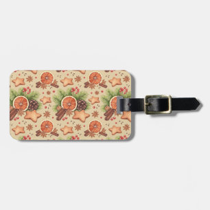 Étiquette À Bagage Étiquette de bagage d'épices de vacances