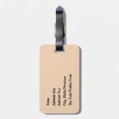 Étiquette À Bagage Étiquette de bagage d'épices de vacances (Dos Vertical)