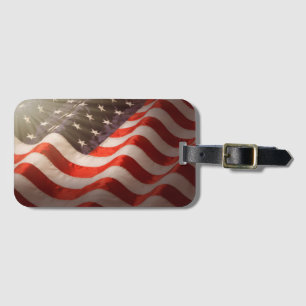 Étiquette À Bagage Étiquette de bagage des États-Unis d'Amérique