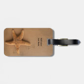 Étiquette À Bagage Étiquette de bagage d'étoiles de mer (Dos horizontal)