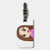 Étiquette À Bagage Étiquette de bagage d'exagération de Derpy (Devant Vertical)