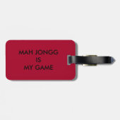 Étiquette À Bagage Étiquette de bagage d'heure-milliampère Jongg (Dos horizontal)