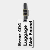 Étiquette À Bagage étiquette de bagage d'humour de plaisanterie de (Devant Vertical)