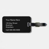 Étiquette À Bagage étiquette de bagage d'iDad (papa d'I) (Dos horizontal)