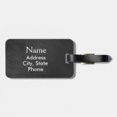 Étiquette À Bagage Étiquette de bagage d'ingénieur (Dos horizontal)