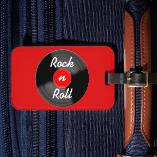 Étiquette À Bagage Étiquette de bagage disque vinyle cadeau