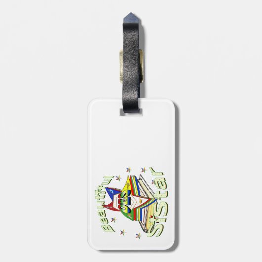 Étiquette À Bagage Étiquette de bagage d'OES (Dos Vertical)