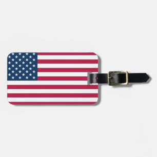 Étiquette À Bagage Étiquette de bagage Drapeau américain patriotique