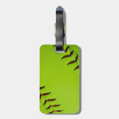 Étiquette À Bagage Étiquette de bagage du base-ball (Dos Vertical)