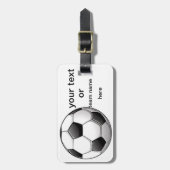 Étiquette À Bagage étiquette de bagage du football (Devant Vertical)