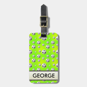 Étiquette À Bagage Étiquette de bagage du football