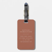 Étiquette À Bagage Étiquette de bagage écureuil (Dos Vertical)