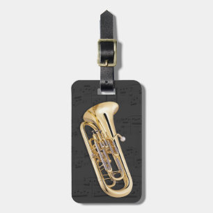 Étiquette À Bagage Étiquette de bagage - euphonium - choisissez la