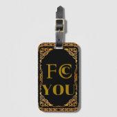 Étiquette À Bagage Étiquette de bagage FCC YOU (Devant Vertical)