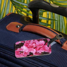 Étiquette de bagage Fleur
