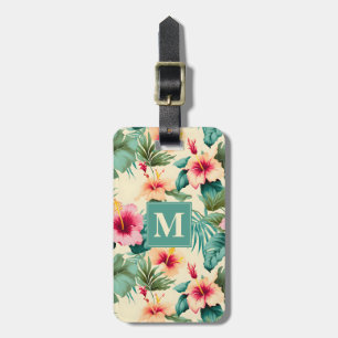 Étiquette À Bagage Étiquette de bagage Fleurs Hawaïennes
