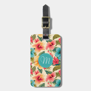 Étiquette À Bagage Étiquette de bagage Fleurs Hawaïennes