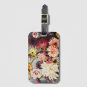 Étiquette À Bagage étiquette de bagage florale (Devant Vertical)