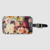 Étiquette À Bagage étiquette de bagage florale (Devant Horizontal)