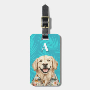 Étiquette À Bagage Étiquette de bagage Golden Retriever
