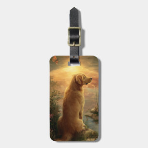 Étiquette À Bagage Étiquette de bagage Golden Retriever