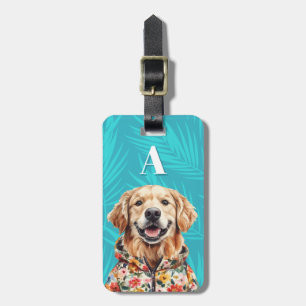 Étiquette À Bagage Étiquette de bagage Golden Retriever