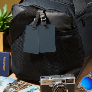 Étiquette À Bagage Étiquette de bagage gris charbon