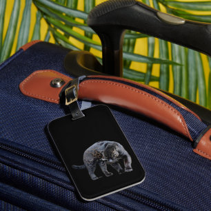 Étiquette À Bagage Étiquette de bagage Jaguar Diablo noire