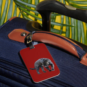 Étiquette À Bagage étiquette de bagage Jaguar Diablo rouge