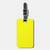 Étiquette À Bagage Étiquette de bagage jaune (Devant Vertical)