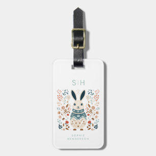 Étiquette À Bagage Étiquette de bagage lapin