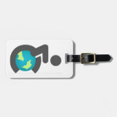 Étiquette À Bagage Étiquette de bagage libre de restriction (Devant horizontal)