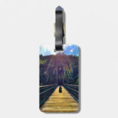 Étiquette À Bagage Étiquette de bagage libre de restriction (Dos Vertical)