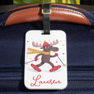 Étiquette À Bagage Étiquette de bagage mignonne personnalisée