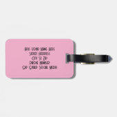 Étiquette À Bagage Étiquette de bagage Monstre à un oeil (Dos horizontal)